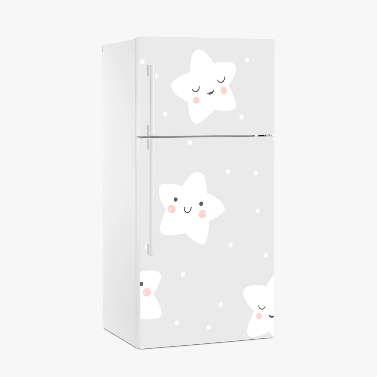 Kühlschrankaufkleber niedliches lächelndes sternenmuster für kinderzimmer – Pixers®