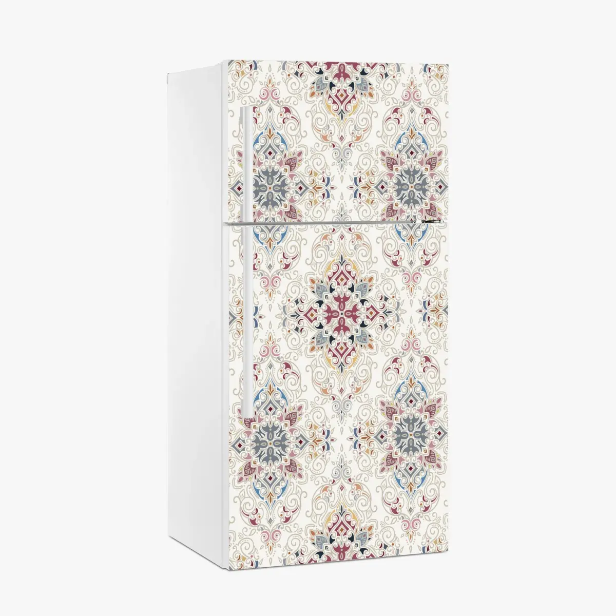 Kühlschrankaufkleber ornamentales vintage-damastmuster – Pixers®