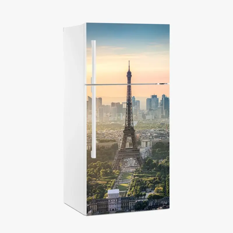 Kühlschrankaufkleber Paris skyline mit dem Eiffelturm