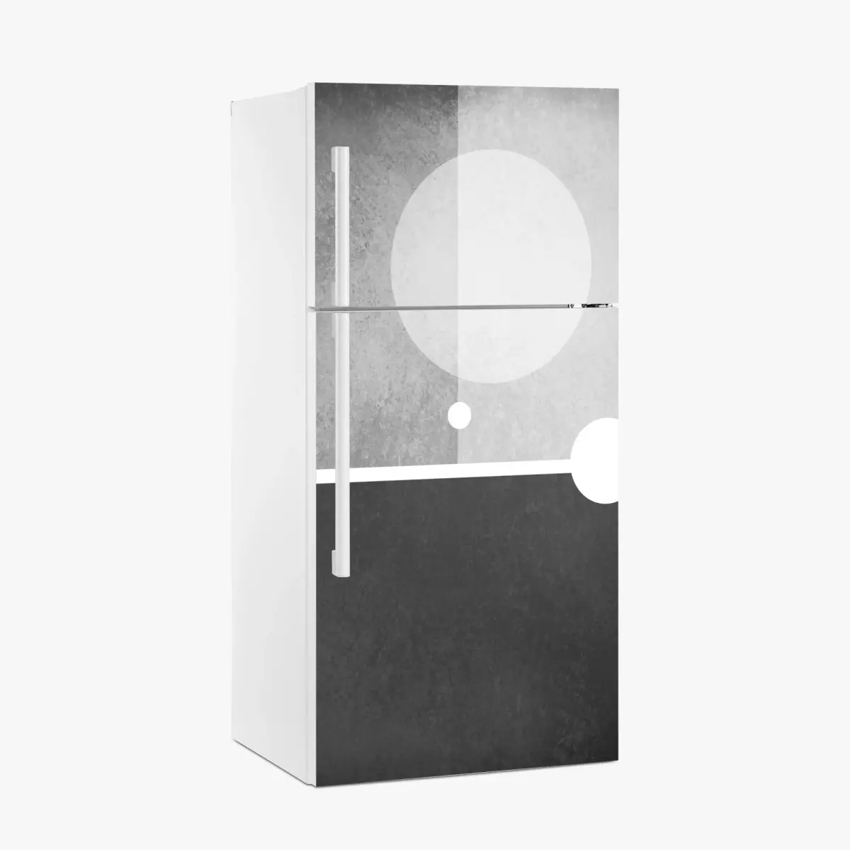 Kühlschrankaufkleber minimalistische geometrische komposition – Pixers®