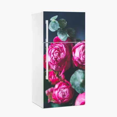 Kühlschrankaufkleber rosenbouquet makroaufnahme – Pixers®