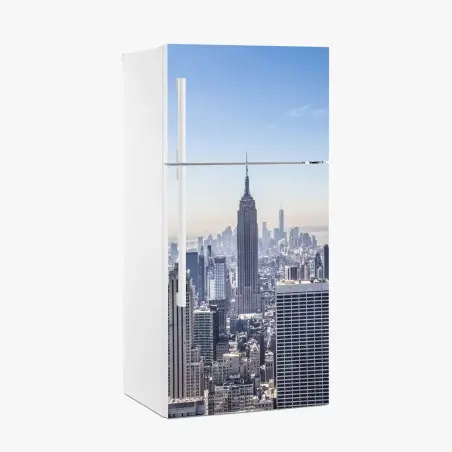Kühlschrankaufkleber New York skyline mit Empire State Building – Pixers®