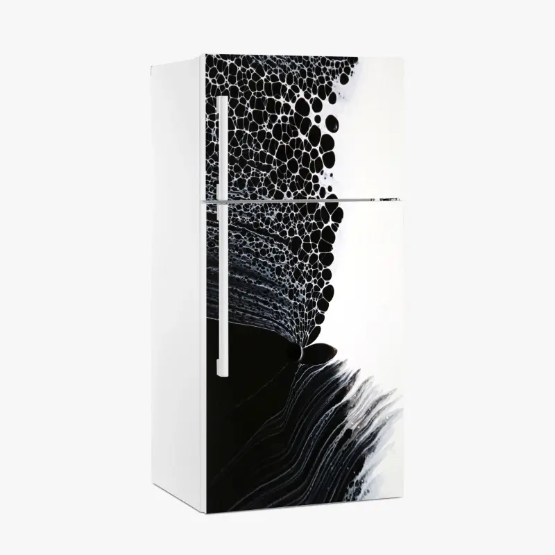Kühlschrankaufkleber monochromes zellmuster