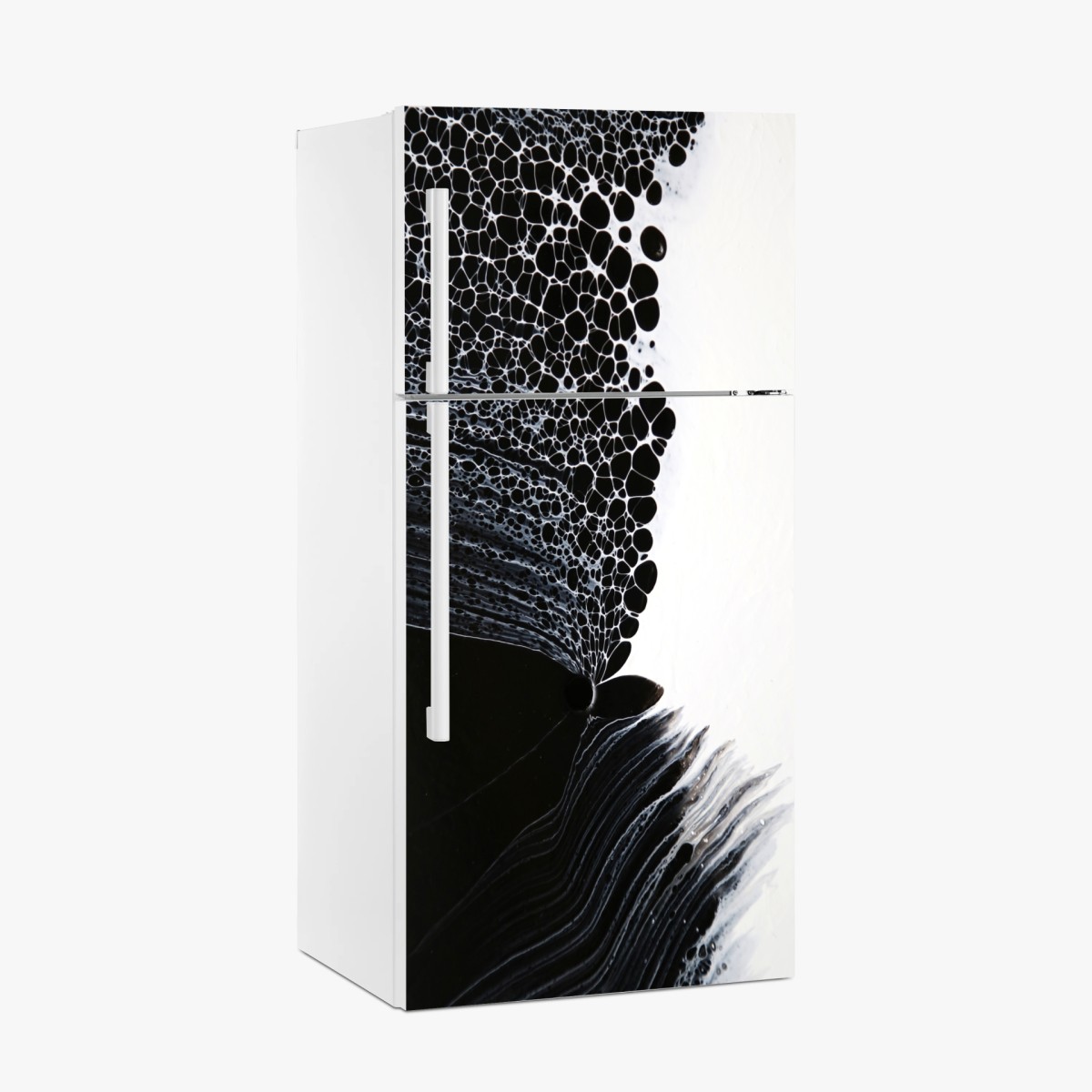 Kühlschrankaufkleber monochromes zellmuster – Pixers®