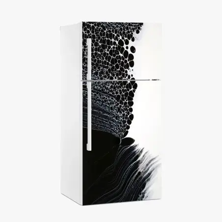 Kühlschrankaufkleber monochromes zellmuster – Pixers®