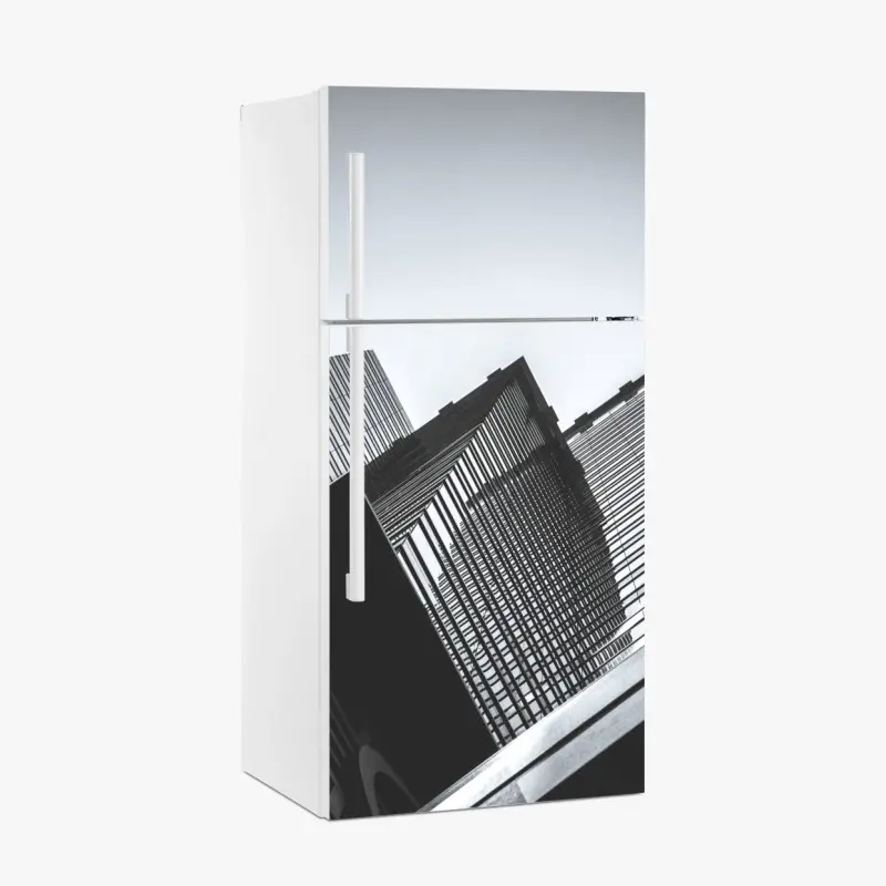 Kühlschrankaufkleber Hongkong hochhaus perspektive