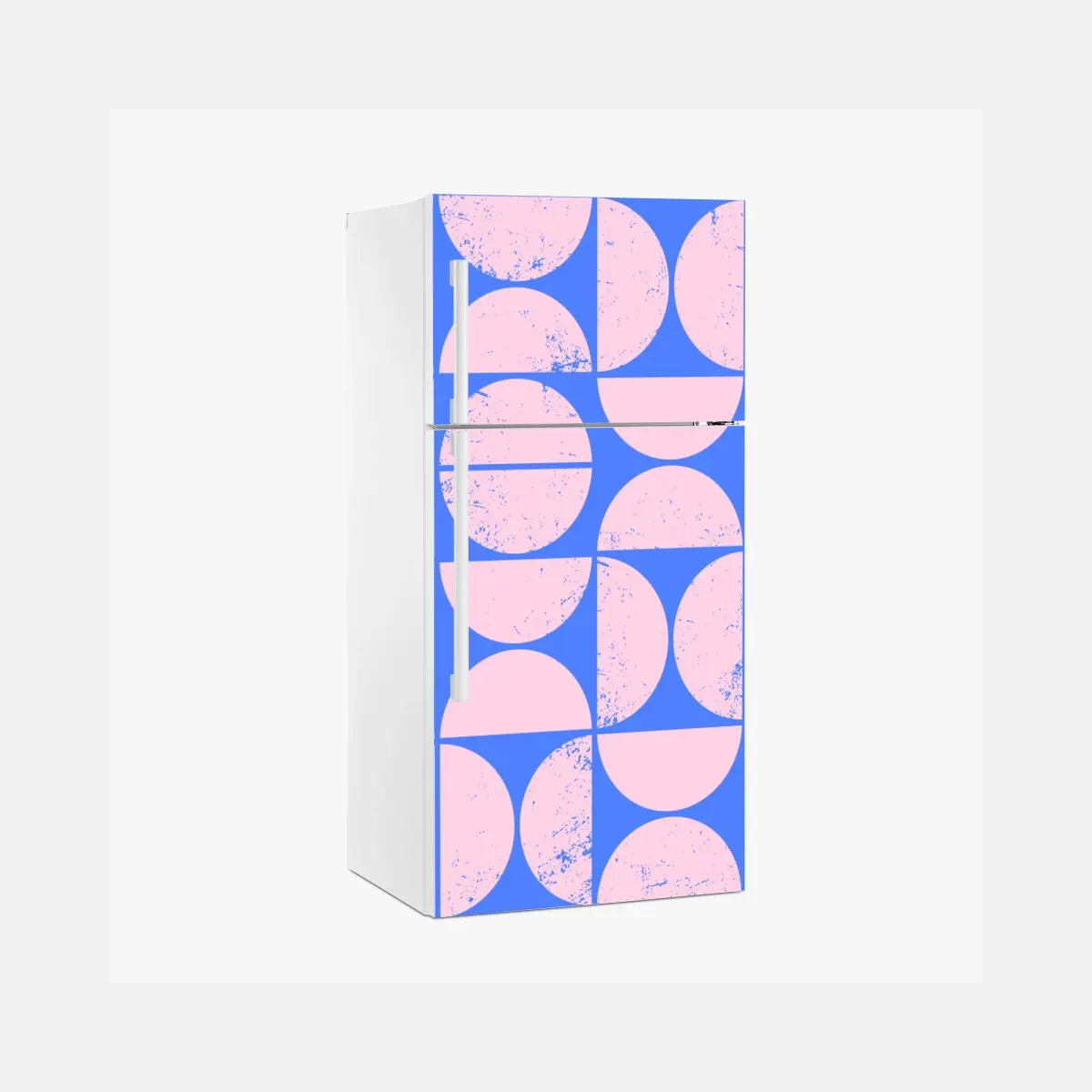 Kühlschrankaufkleber pastell geometrisches kreismuster – Pixers®