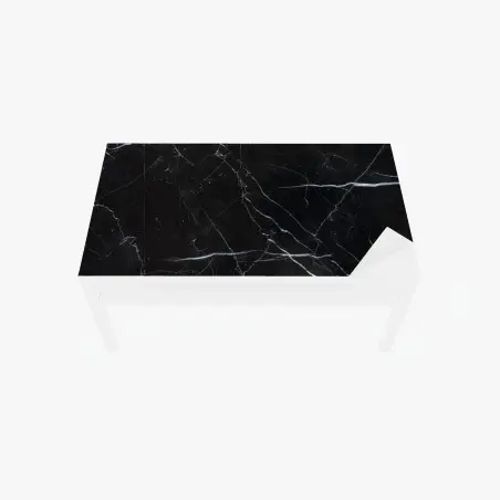 Tischaufkleber und Schreibtischaufkleber schwarze marquina marmorstruktur für moderne interieur – Pixers®