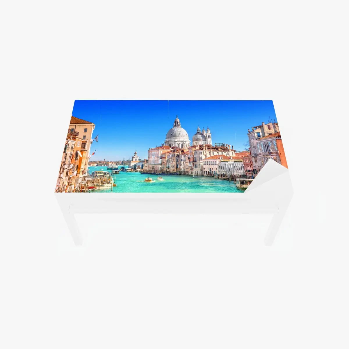 Tischaufkleber und Schreibtischaufkleber Venedig großer kanal panorama – Pixers®
