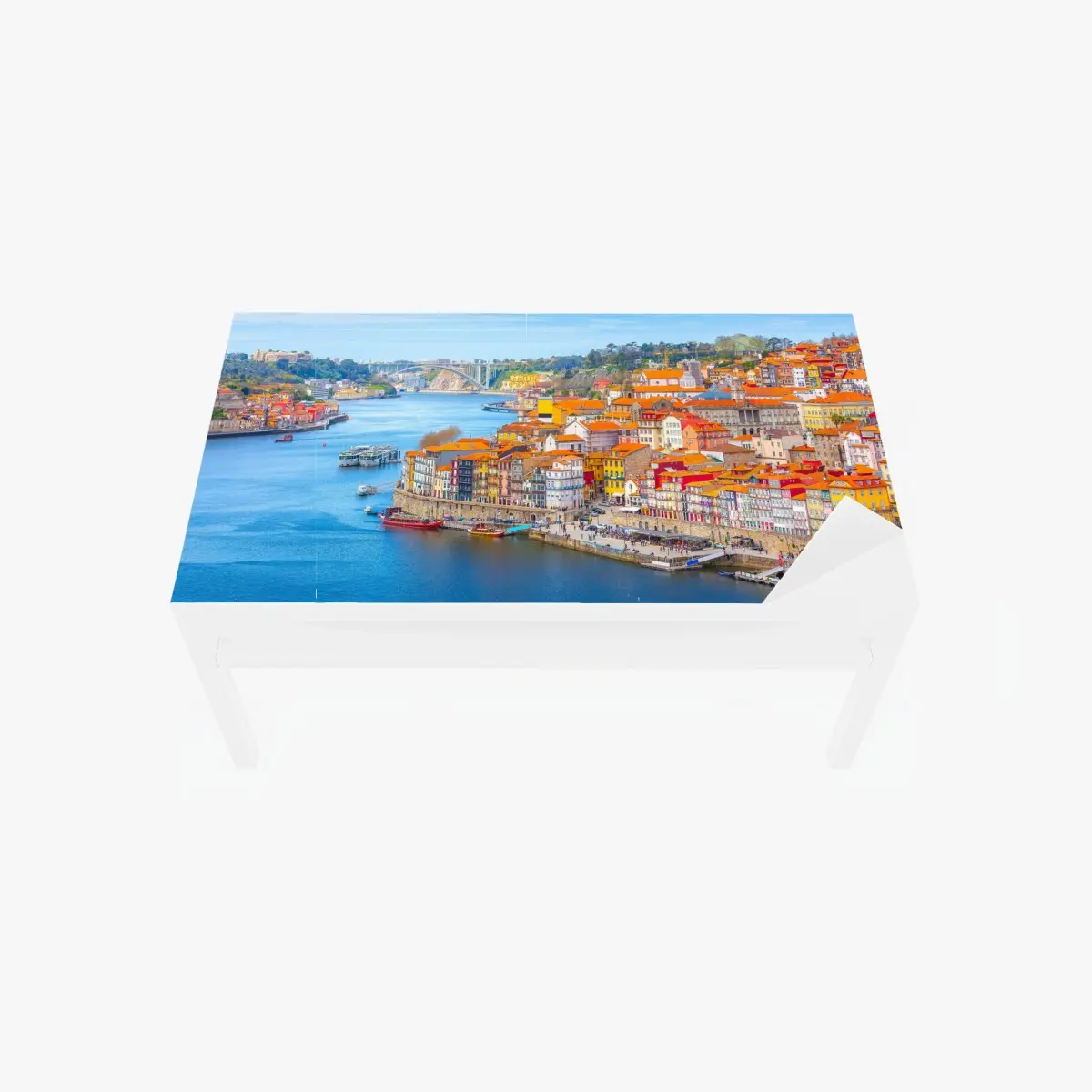 Tischaufkleber und Schreibtischaufkleber Porto uferpanorama – Pixers®