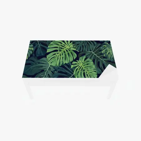 Tischaufkleber und Schreibtischaufkleber tropisches monstera-blattmuster – Pixers®