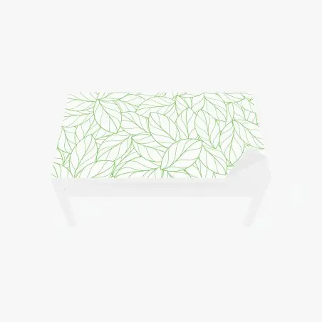 Tischaufkleber und Schreibtischaufkleber grünes blattmuster – Pixers®