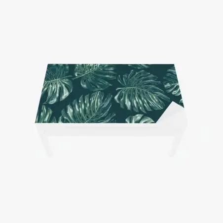 Tischaufkleber und Schreibtischaufkleber tropisches monstera-blattmuster – Pixers®