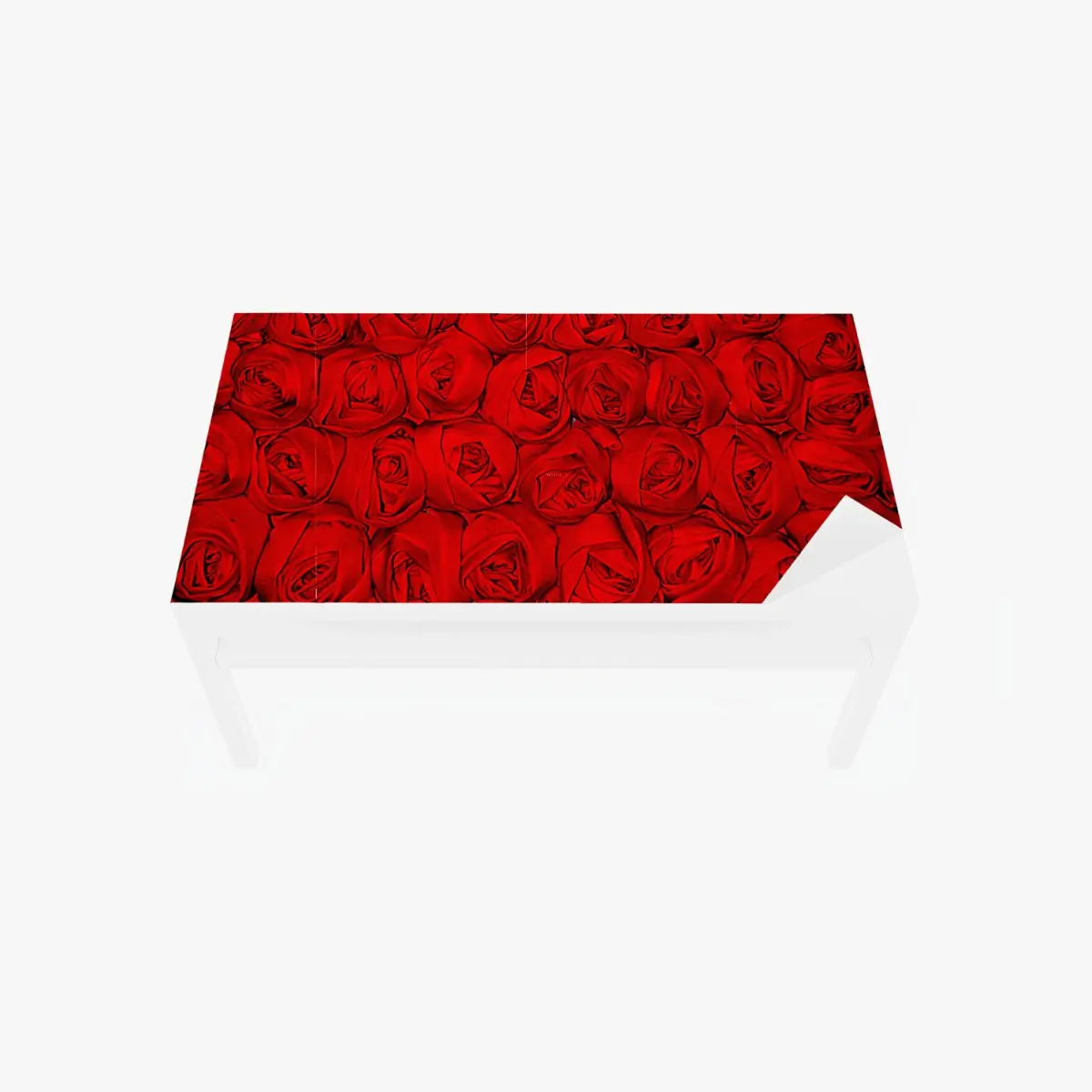 Tischaufkleber und Schreibtischaufkleber endlose rote rosen – Pixers®