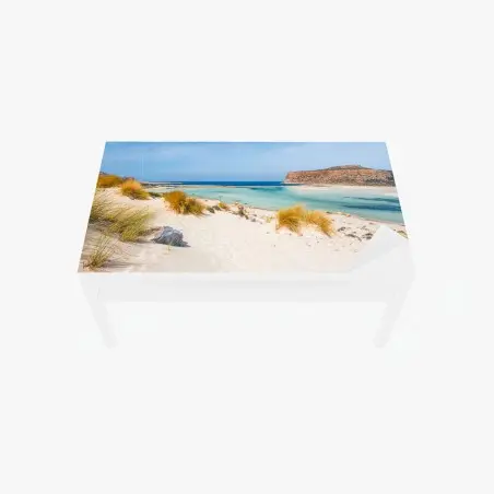 Tischaufkleber und Schreibtischaufkleber lagune Balos, Kreta: türkisser traum – Pixers®