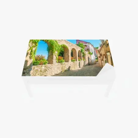 Tischaufkleber und Schreibtischaufkleber sonnige bögen in Ravello – Pixers®