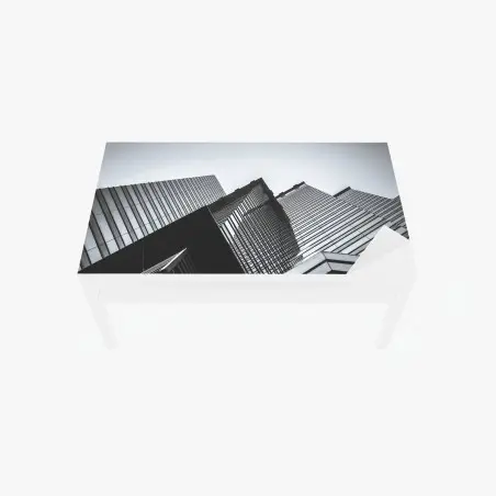 Tischaufkleber und Schreibtischaufkleber Hongkong hochhaus perspektive – Pixers®