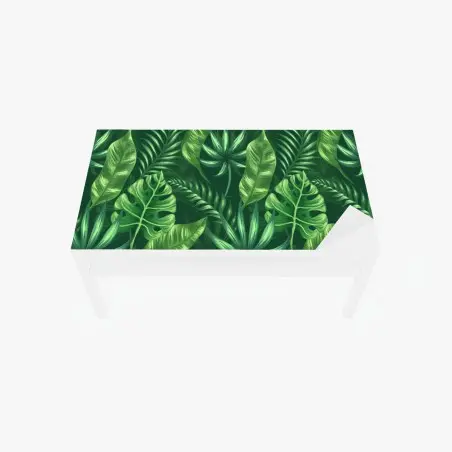 Tischaufkleber und Schreibtischaufkleber tropisches monstera blattmuster – Pixers®