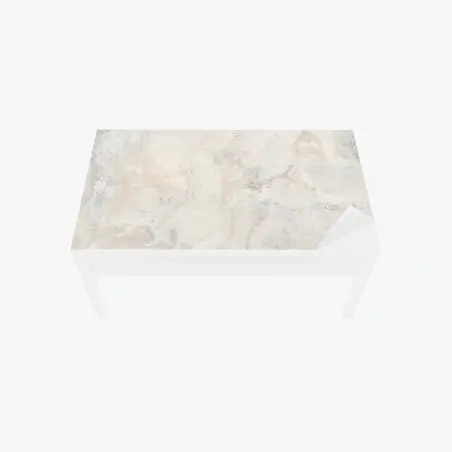 Tischaufkleber und Schreibtischaufkleber weiche beige marmorstruktur – Pixers®