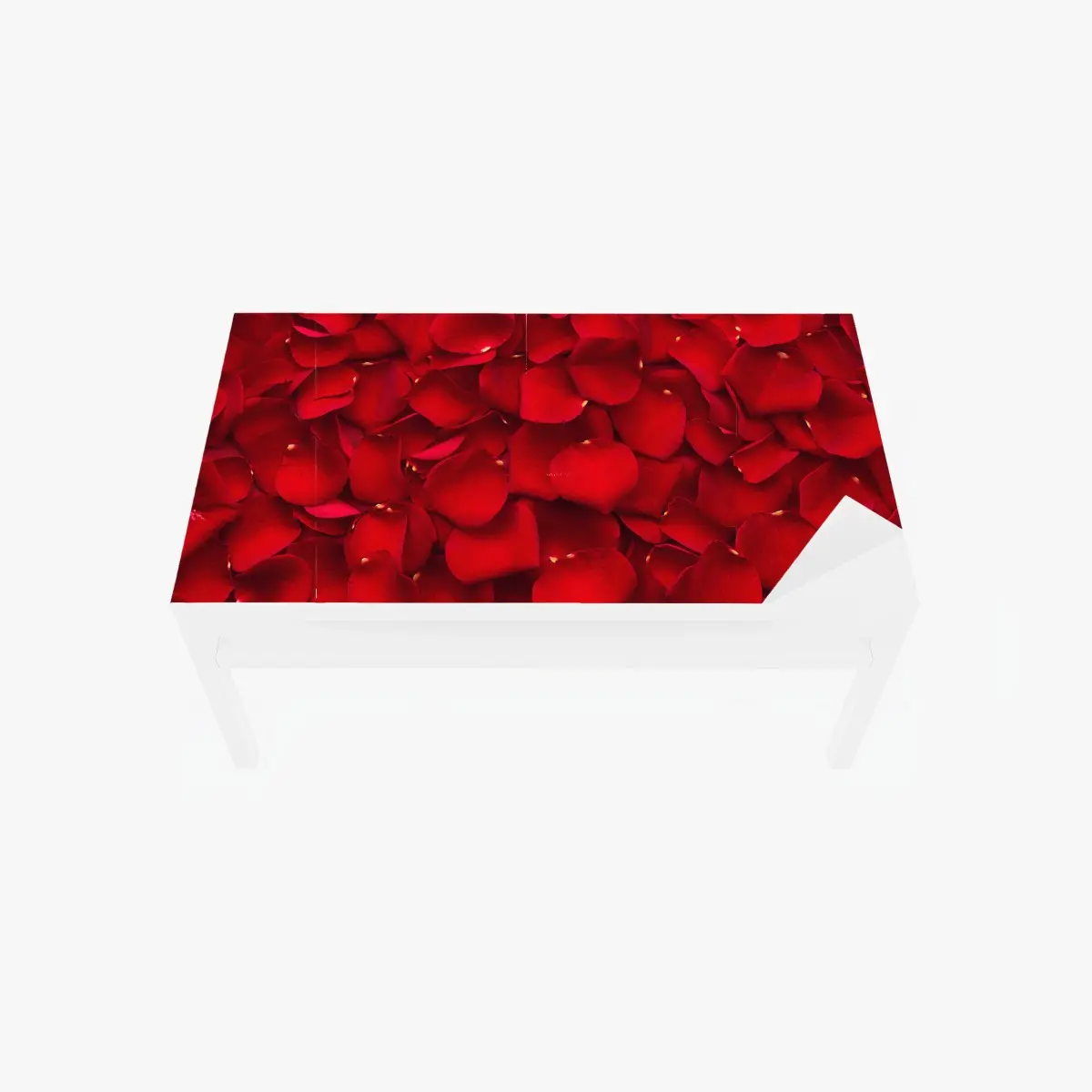 Tischaufkleber und Schreibtischaufkleber rote rosenblätter hintergrund – Pixers®