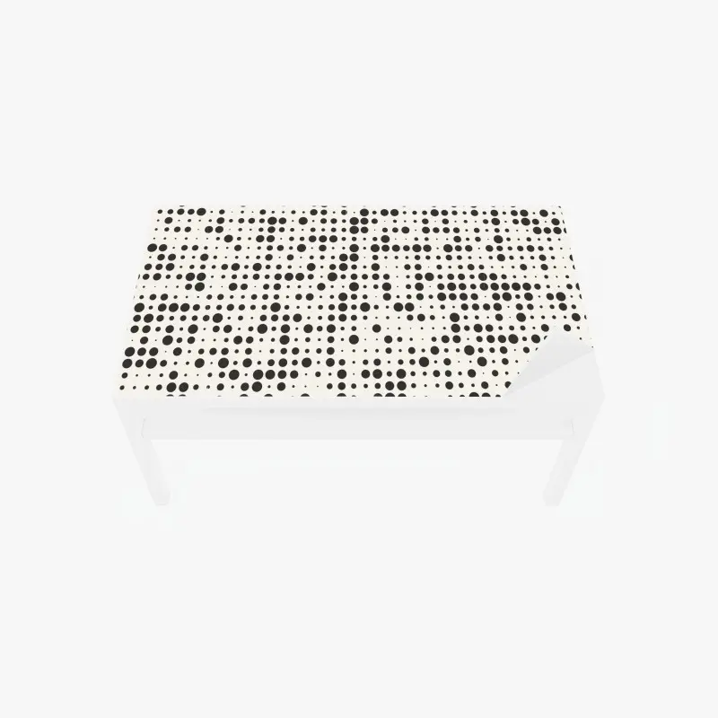 Tischaufkleber und Schreibtischaufkleber minimalistisches punktmuster