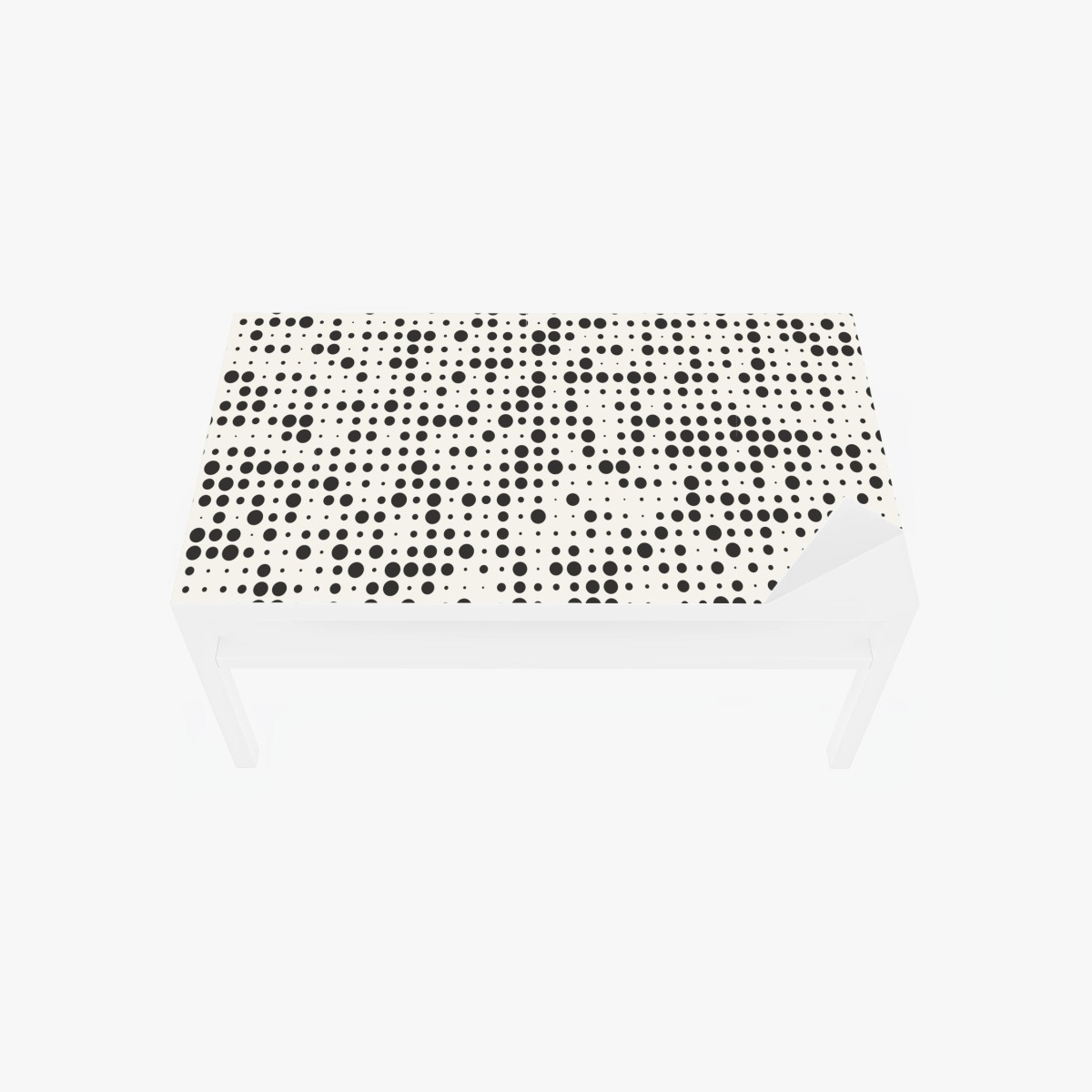 Tischaufkleber und Schreibtischaufkleber minimalistisches punktmuster – Pixers®