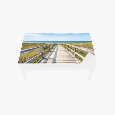 Tischaufkleber und Schreibtischaufkleber steg zum meer – Pixers®