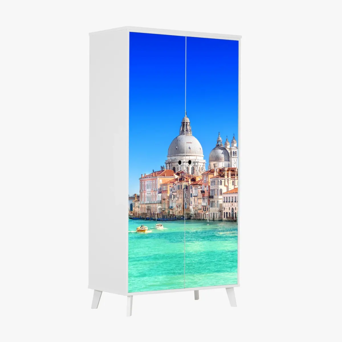 Schrankaufkleber Venedig großer kanal panorama – Pixers®