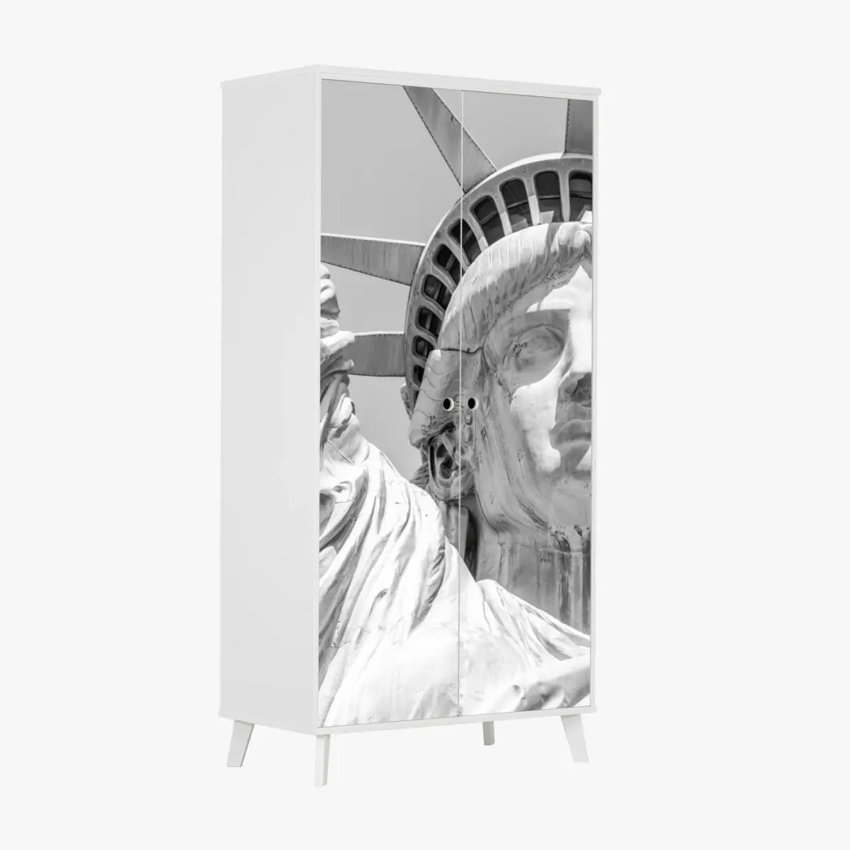 Schrankaufkleber Freiheitsstatue nahaufnahme – Pixers®