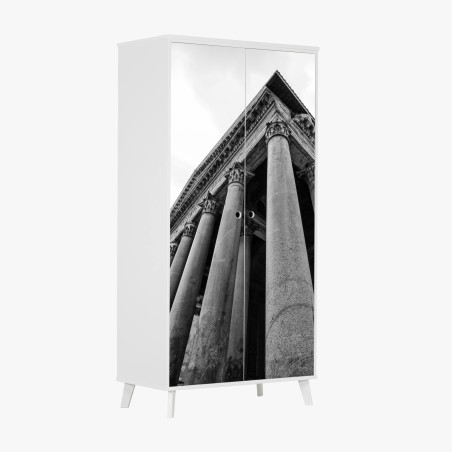 Schrankaufkleber majestätische säulen des Pantheon in Rom – Pixers®