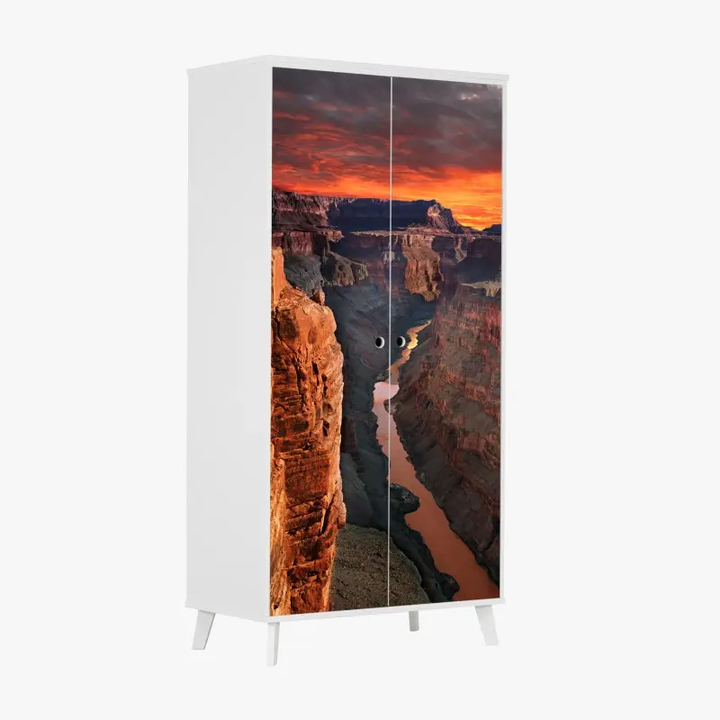 Schrankaufkleber Grand Canyon sonnenuntergang panorama
