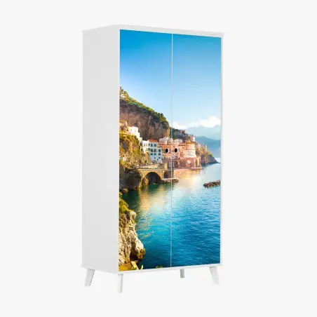 Schrankaufkleber sonnige Amalfiküste – Pixers®