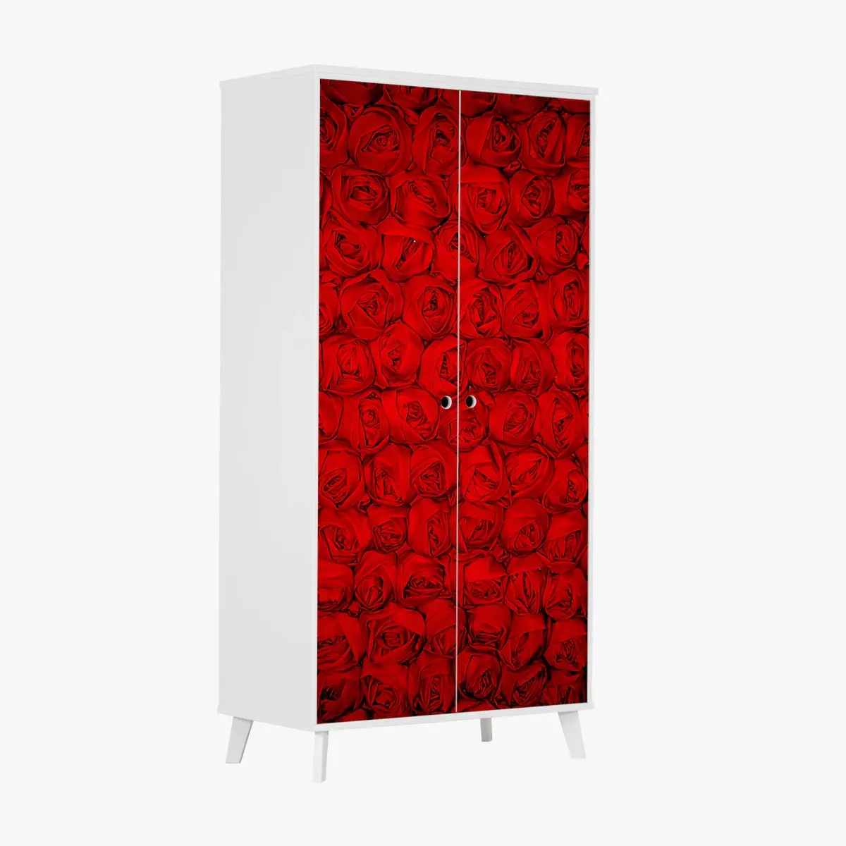 Schrankaufkleber endlose rote rosen – Pixers®