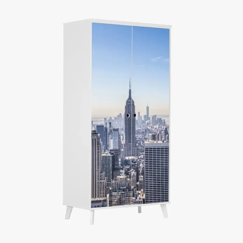 Schrankaufkleber New York skyline mit Empire State Building