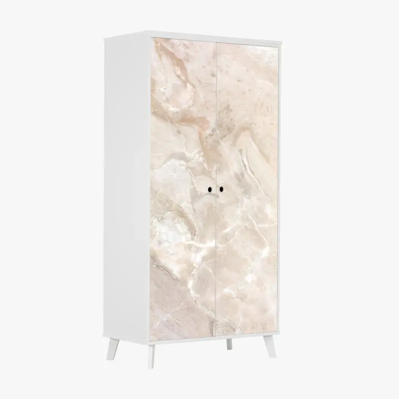 Schrankaufkleber beige marmorstruktur