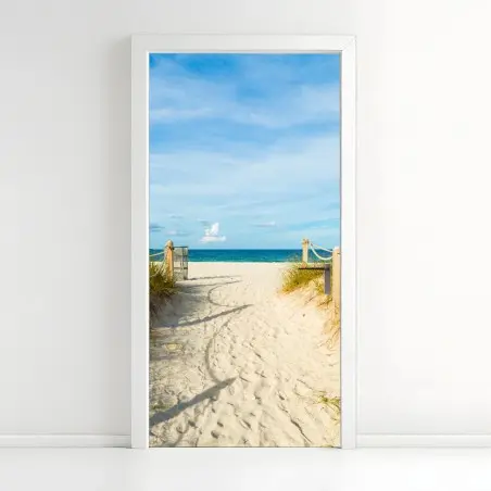 Türaufkleber weg zum strand in Miami – Pixers®