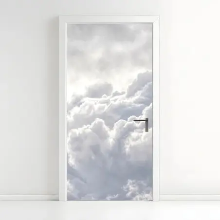 Türaufkleber ätherische wolkenlandschaft – Pixers®