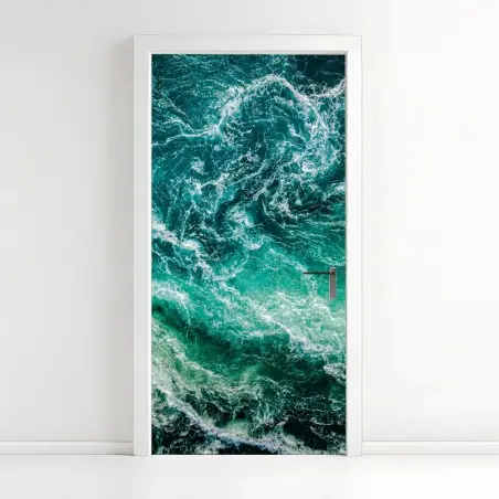 Türaufkleber maelstrom bei Saltstraumen, Norwegen – Pixers®