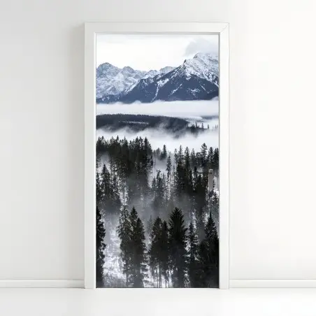 Türaufkleber Tatra im winternebel – Pixers®