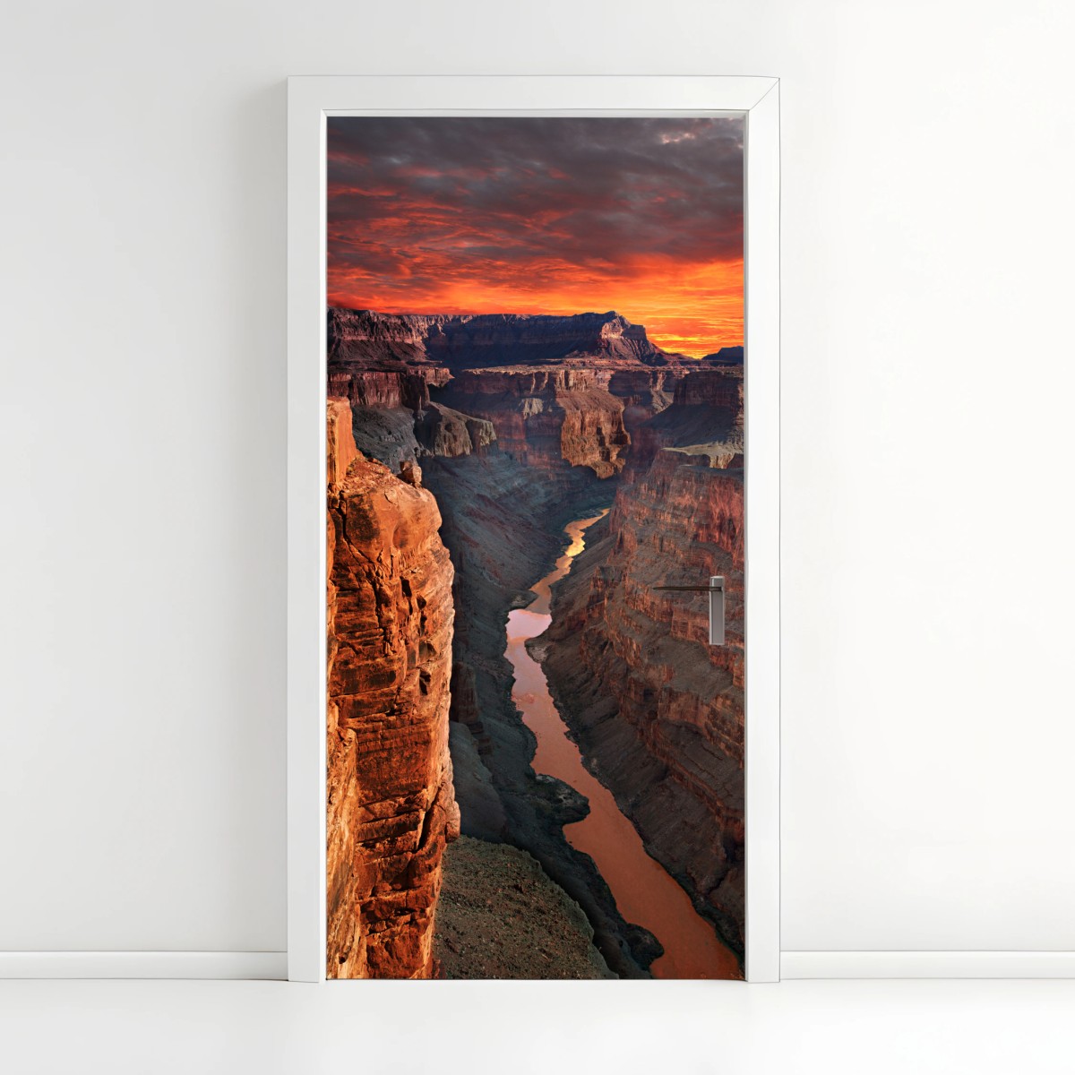 Türaufkleber Grand Canyon sonnenuntergang panorama – Pixers®