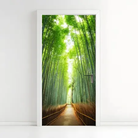 Türaufkleber weg durch den bambushain von Arashiyama – Pixers®