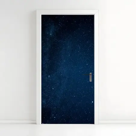 Türaufkleber tiefblauer sternenhimmel – Pixers®