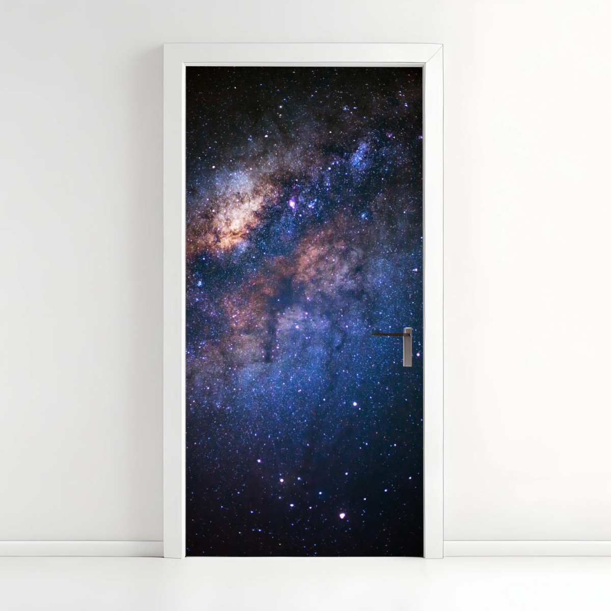 Türaufkleber milchstraße galaxie nachthimmel – Pixers®