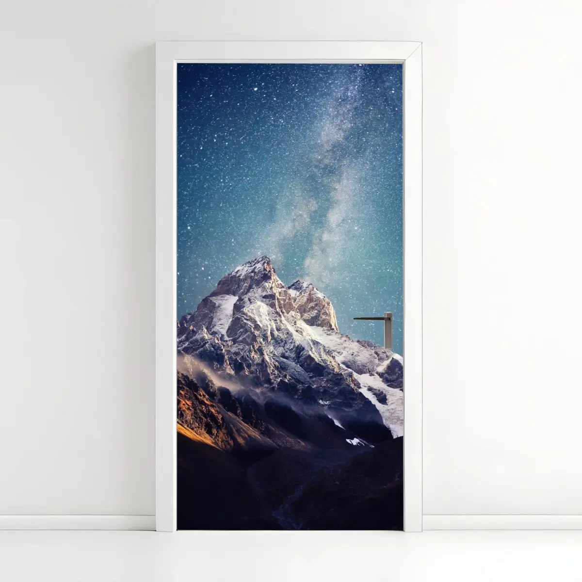 Türaufkleber sternennacht über Ushba – Pixers®