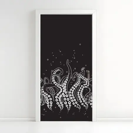 Türaufkleber oktopus tentakel muster – Pixers®