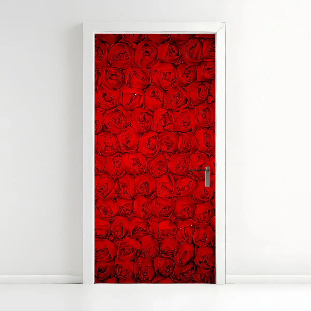 Türaufkleber endlose rote rosen – Pixers®