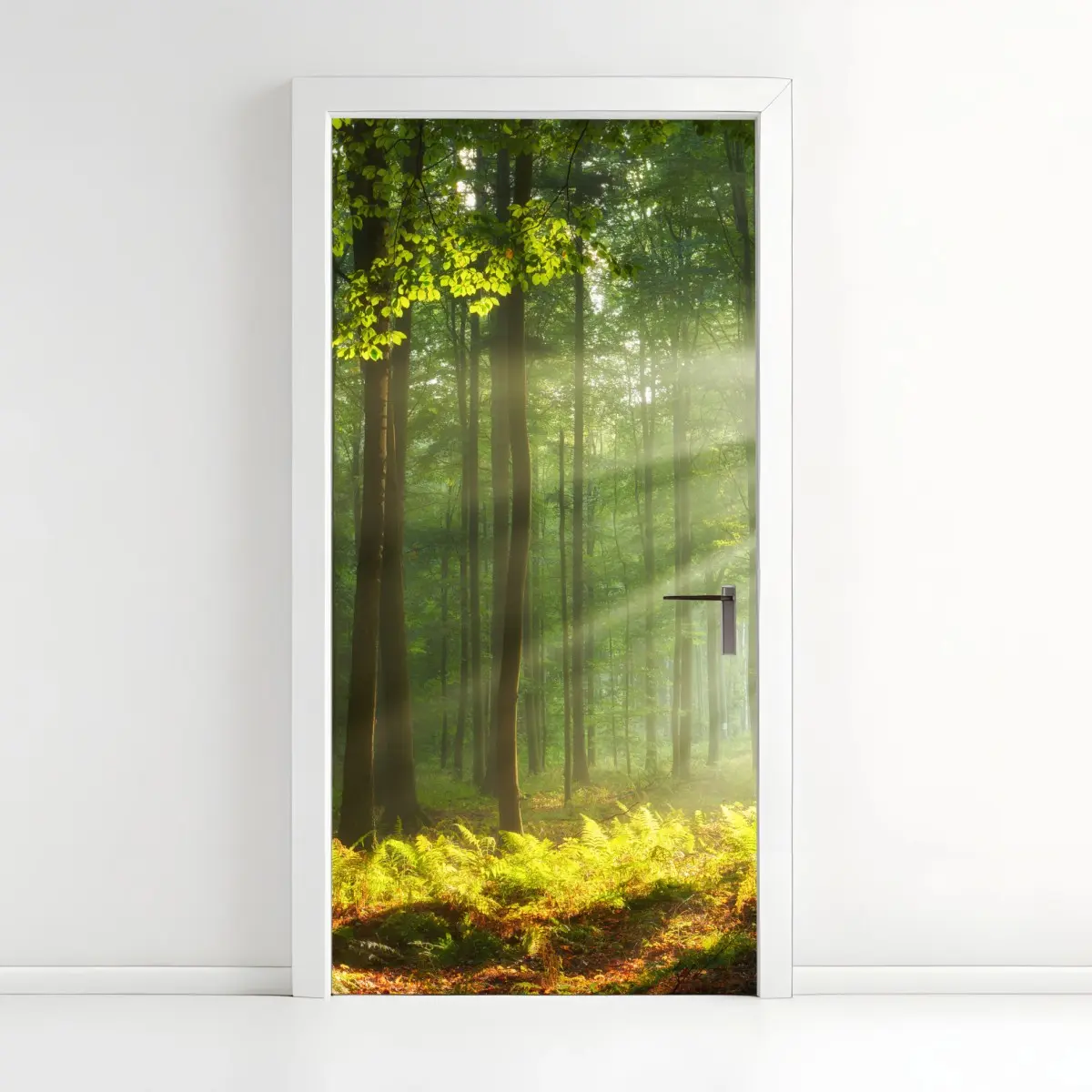Türaufkleber sonniger morgenwald – Pixers®