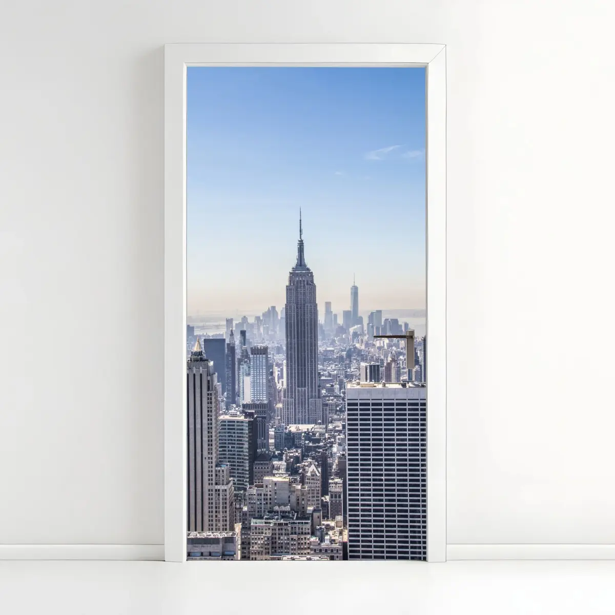 Türaufkleber New York skyline mit Empire State Building – Pixers®