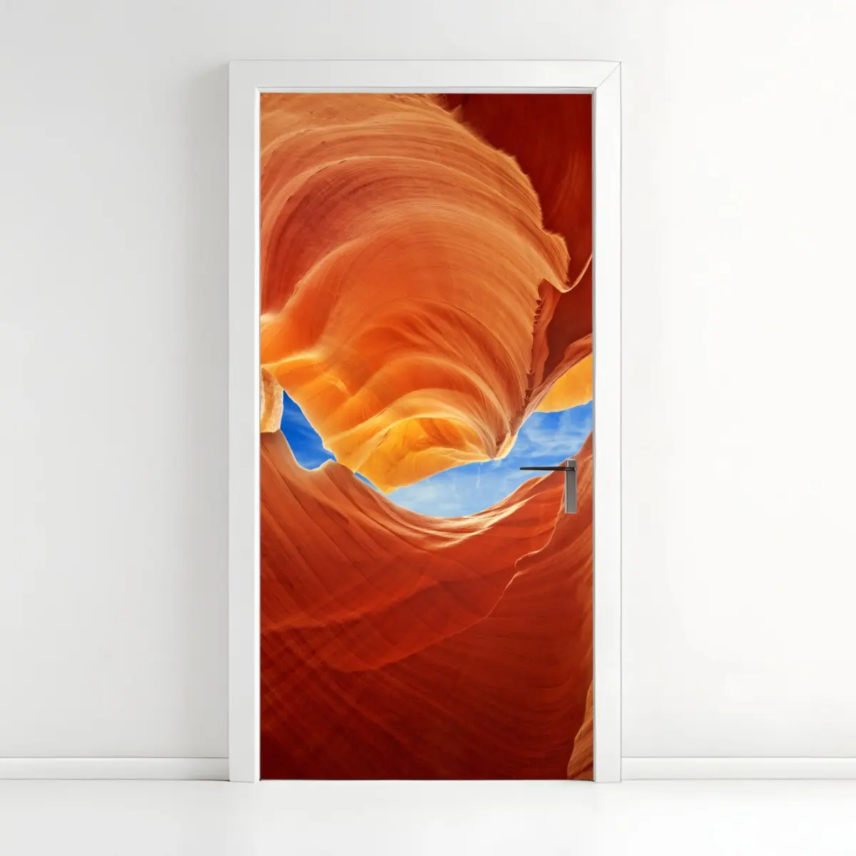 Türaufkleber Antelope Canyon geschwungene sandsteinformationen – Pixers®