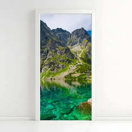 Türaufkleber Czarny Staw bergreflexion – Pixers®